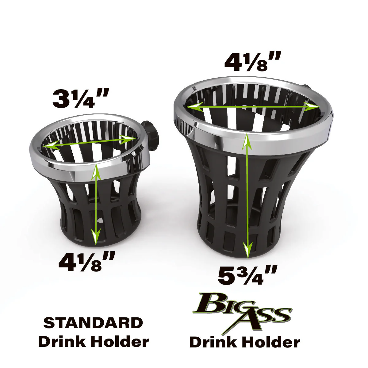 Original Drink Chrome Holder With Aluminum Clamp Mount - Image 6