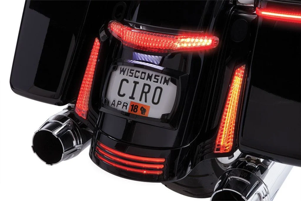 The Original LATITUDE Tail Light & License Plate Holder, Chrome - Image 6