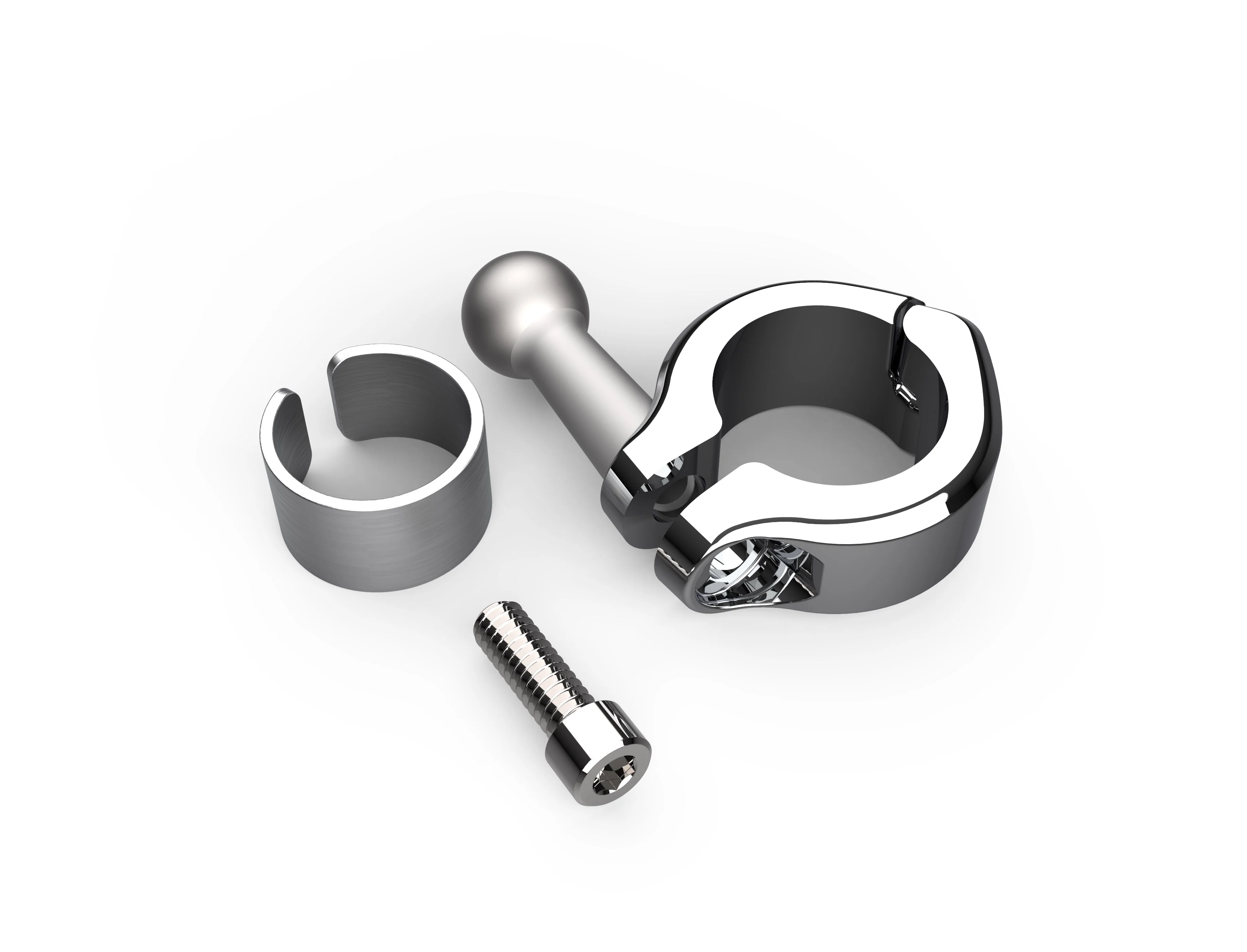 Original Drink Chrome Holder With Aluminum Clamp Mount - Image 5