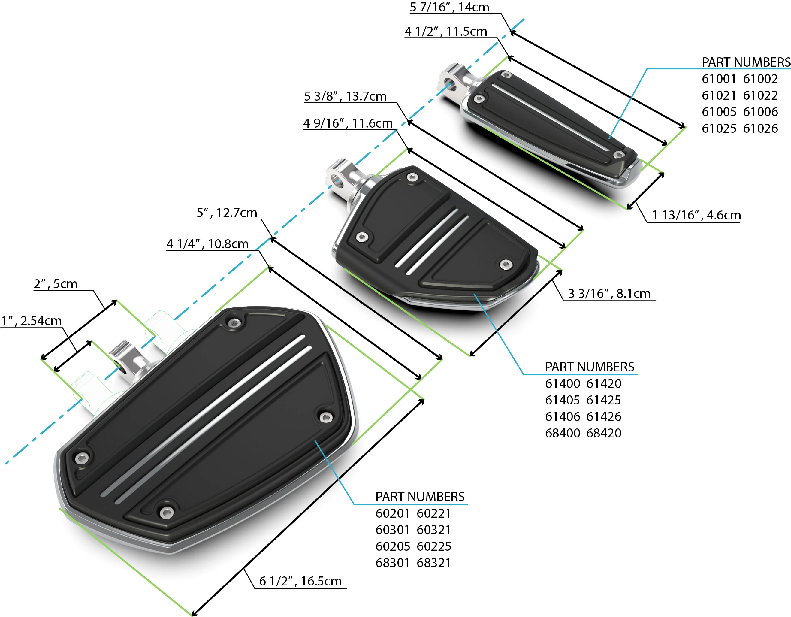 Twin Rail Footrests - Image 9